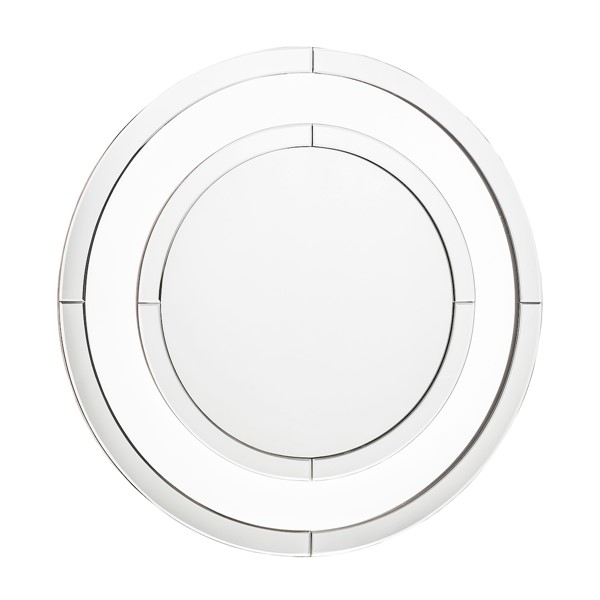 (image for) Laura Ashley Evie Small Round Mirror Clear Frame 60cm